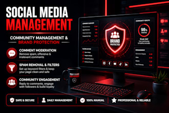 be your social media crisis manager and brand protection specialist