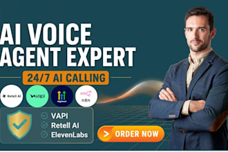 build ai voice agent, ai receptionist ,retell ,vapi ai calling agent