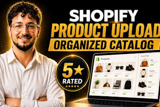 upload products and organize collections in your shopify store