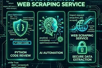 automate your python code review, security audit and web scraping
