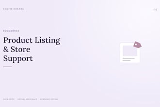 create and manage professional product listings for shopee