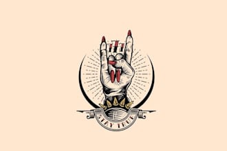 make rockstar male nail polish logo to appeal to men
