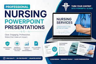 create nursing and healthcare powerpoint presentation