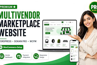 build dokan pro wcfm wordpress multivendor marketplace website