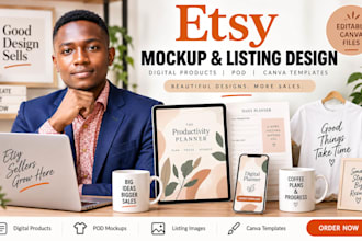 design etsy mockup, listing images, printify product mockup, etsy SEO