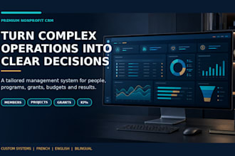 build a custom nonprofit CRM and management dashboard