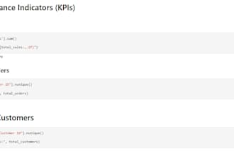 create a professional sales analysis dashboard using python