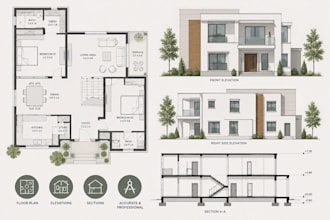 design modern architecture floor plans and 3d house designs