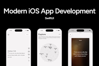 develop a modern ios app using swiftui