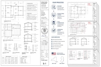 prepare structural permit drawings for new york and new jersey projects