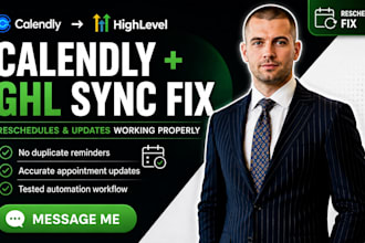 fix gohighlevel calendly reschedule issues in ghl appointment automations