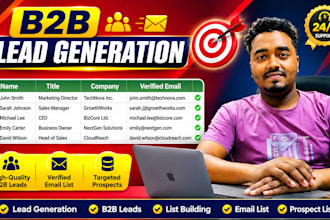 build a targeted b2b lead list with verified emails