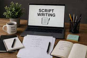 write a creative script for your animation or game