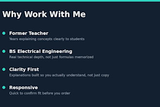 tutor you in math, physics, or electrical engineering