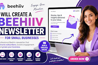 do a local beehive newsletter for small businesses using beehive