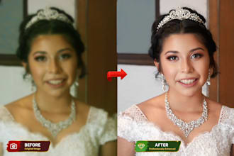 enhance, sharpen, restore, unblur, and upscale your low quality photos