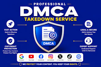 remove copyright content with professional dmca takedown service