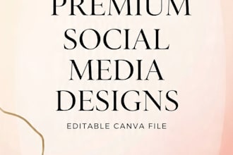 design instagram facebook posts and carousel in canva