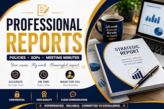 write professional reports, policies, and procedures