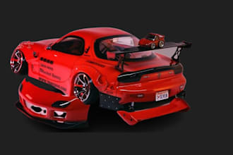 do custom rc accessories rc widebody kits rc car designs and stl files for print
