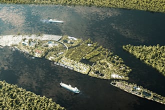create stunning aerial master plan and landscape renderings