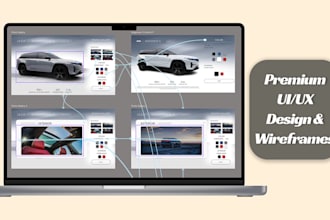 build figma wireframes, website design, UX UI design