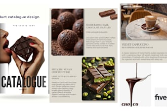 design modern product catalog for your brand