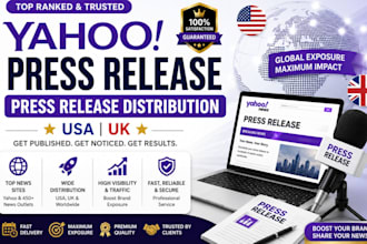 top yahoo press release, press release distribution, usa  uk press release