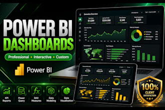 build interactive power bi dashboards