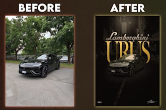 design a custom poster of your car