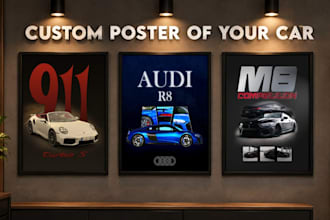 design a custom poster of your car