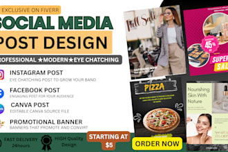 design social media post