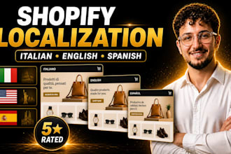 localize your shopify store in italian english or spanish