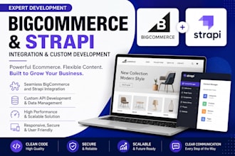 build bigcommerce strapi ecommerce api integration custom development