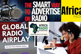 officially promote your song on south africa ghana nigeria and african radio