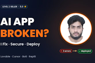 fix, secure and deploy your ai built app from lovable, cursor or bolt