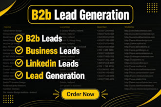 do b2b lead generation business leads and targeted b2b leads