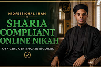 conduct same day online nikah with valid islamic certificate