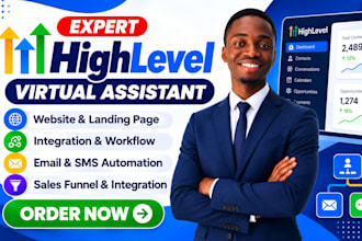 go high level workflow expert ghl crm automation, gohighlevel virtual assistant