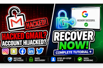 rescue and reset your lost gmail, facebook, snapchat, tiktok instagram password