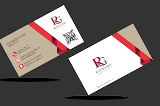 design a modern professional business card