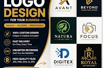 create a unique business logo desin