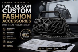 create luxury fashion accessories ready for manufacturing