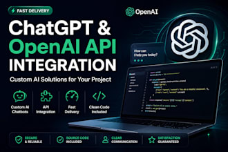 integrate chatgpt or openai API into your website or app