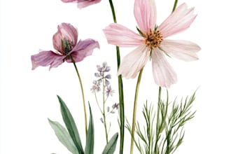 draw a botanical illustration