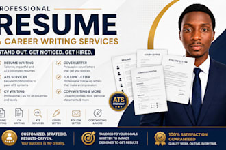 write a professional ats friendly resume and CV