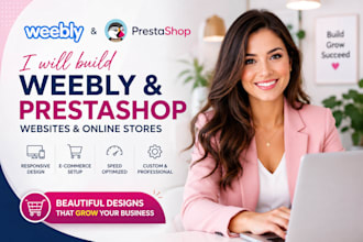 build weebly prestashop ecommerce website design development