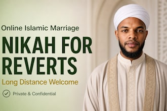 help reverts and long distance couples perform online nikah