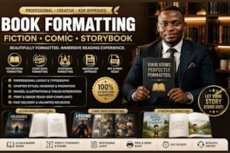 do book formatting, amazon KDP book formatting, kindle ebook layout design