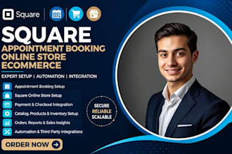 setup square appointment booking website square online store square ecommerce